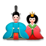 🎎 Emoji Bonecas Japonesas na LG G4.