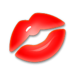Emoji 💋 Impronta Della Bocca su LG G4.