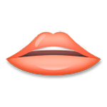 🗢 Emoji Lábios  na LG G4.