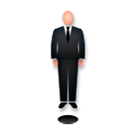 Emoji 🕴️ Uomo Con Completo Che Levita su LG G4.