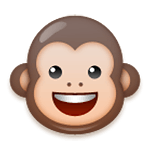 Emoji 🐵 Muso Di Scimmia su LG G4.