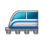 Émoji 🚝 Monorail sur LG G4.