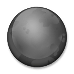 Émoji 🌑 Nouvelle Lune sur LG G4.