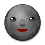 🌚 Emoji Luna Nueva Con Cara en LG G4.