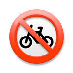 Émoji 🚳 Vélos Interdits sur LG G4.