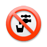 🚱 Emoji Agua No Potable en LG G4.