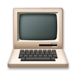 Emoji 🖳 Computer personale vecchio su LG G4.