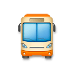 🚍 Emoji Vorderansicht Bus LG G4.