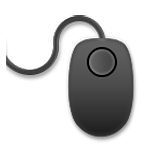 Émoji 🖯 Souris avec un bouton sur LG G4.
