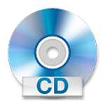 Émoji 💿 CD sur LG G4.