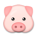 🐷 Emoji Rosto De Porco na LG G4.