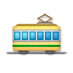 🚃 Emoji Straßenbahnwagen LG G4.