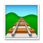 🛤️ Emoji Vía De Tren en LG G4.