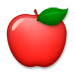 🍎 Emoji Manzana Roja en LG G4.