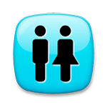 Emoji 🚻 Simbolo Dei Servizi Igienici su LG G4.