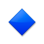 🔹 Emoji Losango Azul Pequeno na LG G4.