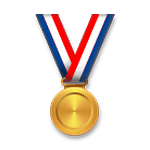 Émoji 🏅 Médaille Sportive sur LG G4.