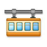 🚟 Emoji Ferrocarril De Suspensión en LG G4.