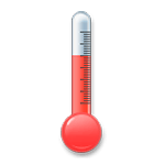 Émoji 🌡️ Thermomètre sur LG G4.