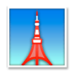 🗼 Emoji Torre De Tokio en LG G4.