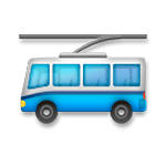 Émoji 🚎 Trolleybus sur LG G4.