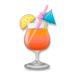 🍹 Emoji Bebida Tropical na LG G4.