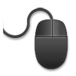 Emoji 🖰 Mouse a due tasti su LG G4.