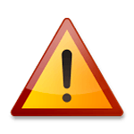 Émoji ⚠️ Symbole D’avertissement sur LG G4.