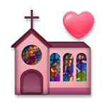 💒 Emoji Iglesia Celebrando Boda en LG G4.