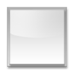 🔳 Emoji Botão Quadrado Branco na LG G4.
