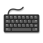 Emoji 🖮 Tastiera cablata su LG G4.