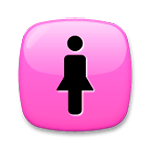 Émoji 🚺 Symbole Toilettes Femmes sur LG G4.