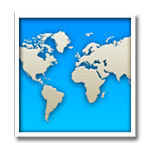 Emoji 🗺️ Mappa Mondiale su LG G4.