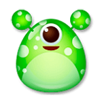 👾 Emoji Monstro Alienígena na LG G5.