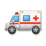 🚑 Emoji Ambulância na LG G5.