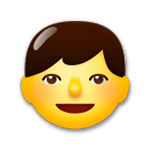 Emoji 👦 Bambino su LG G5.