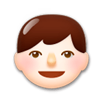 👦🏻 Emoji Junge: helle Hautfarbe LG G5.