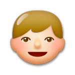 👦🏼 Emoji Menino: Pele Morena Clara na LG G5.