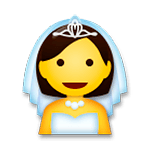 👰 Emoji Noiva na LG G5.