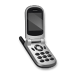 Emoji 🖁 Cellulare a conchiglia su LG G5.