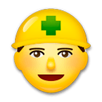 👷 Emoji Obrero en LG G5.