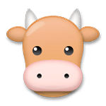 🐮 Emoji Rosto De Vaca na LG G5.