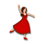 Émoji 💃🏼 Danseuse : Peau Moyennement Claire sur LG G5.