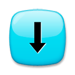 Emoji ⬇️ Freccia Rivolta Verso Il Basso su LG G5.