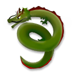 Émoji 🐉 Dragon sur LG G5.
