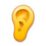 Emoji 👂 Orecchio su LG G5.