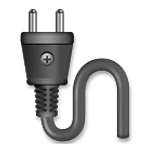 Émoji 🔌 Câble Avec Fiche électrique sur LG G5.