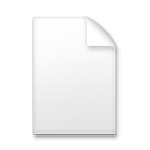 🗋 Emoji Documento en blanco en LG G5.
