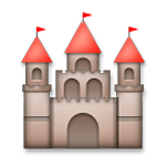 🏰 Emoji Castelo na LG G5.