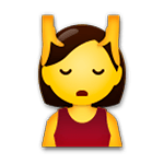 💆 Emoji Pessoa Recebendo Massagem Facial na LG G5.